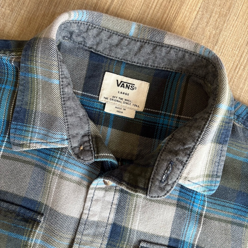 Vans Youth Plaid Flannel Shirt - Youth L